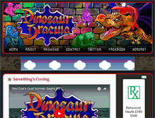 Tablet Screenshot of dinosaurdracula.com